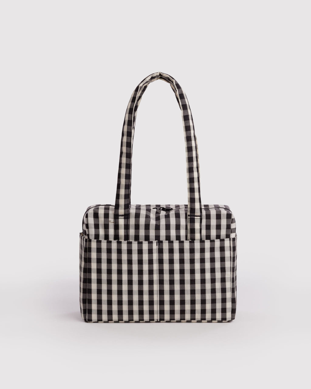 Lightweight Utility Everyday Cloud Bag - Black and Cream