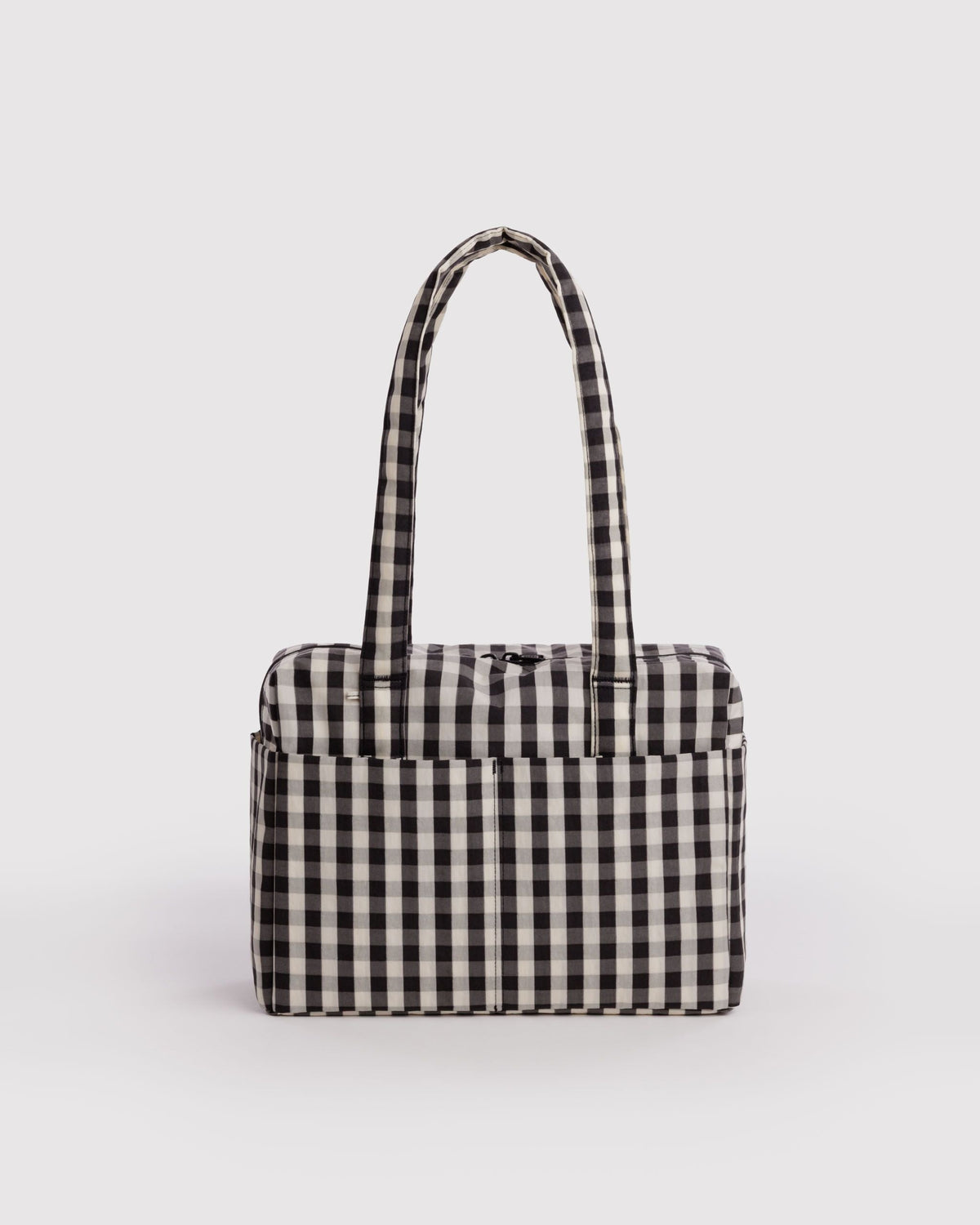 Lightweight Utility Everyday Cloud Bag - Black and Cream