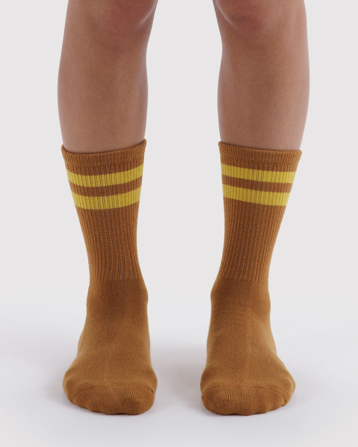 Practical Storage Ribbed Sock - Toffee