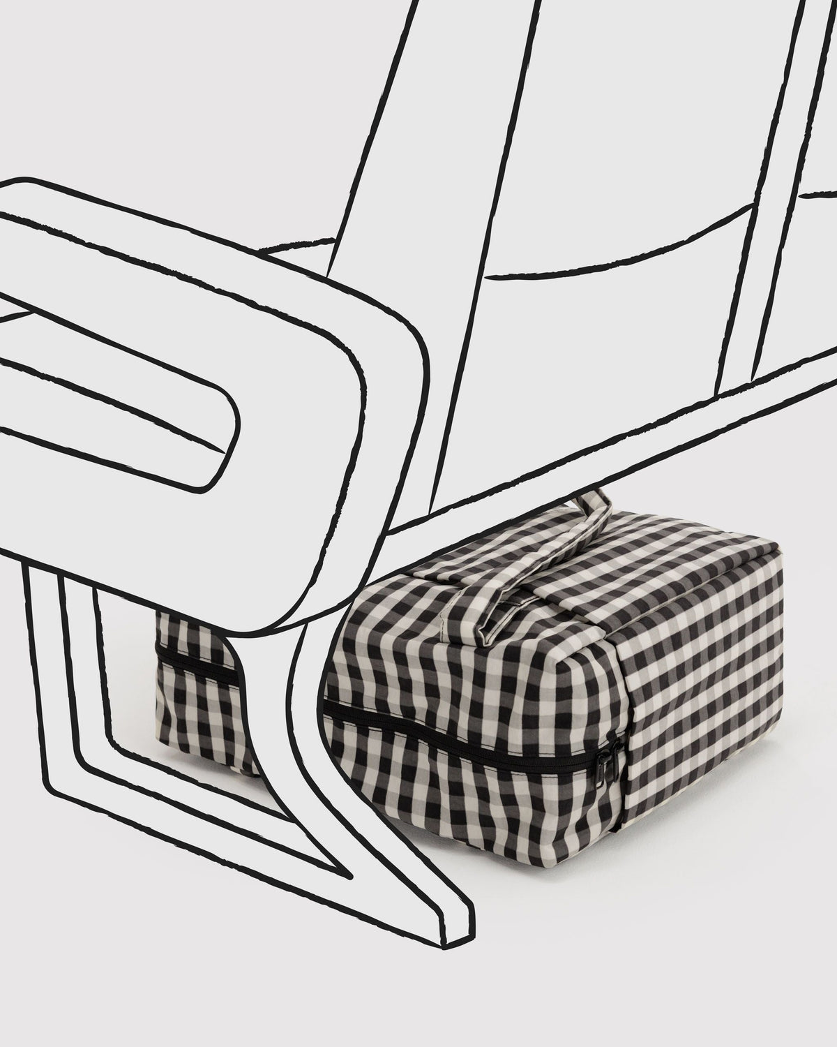 Daily Travel Small Cloud Carry-On - Black and Cream