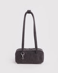 Versatile Carry Small Denim Bowler Bag - Washed Black