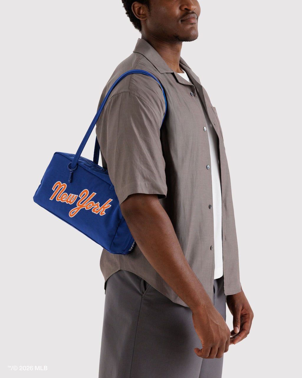 Versatile Carry Nylon Bowler Bag - New York