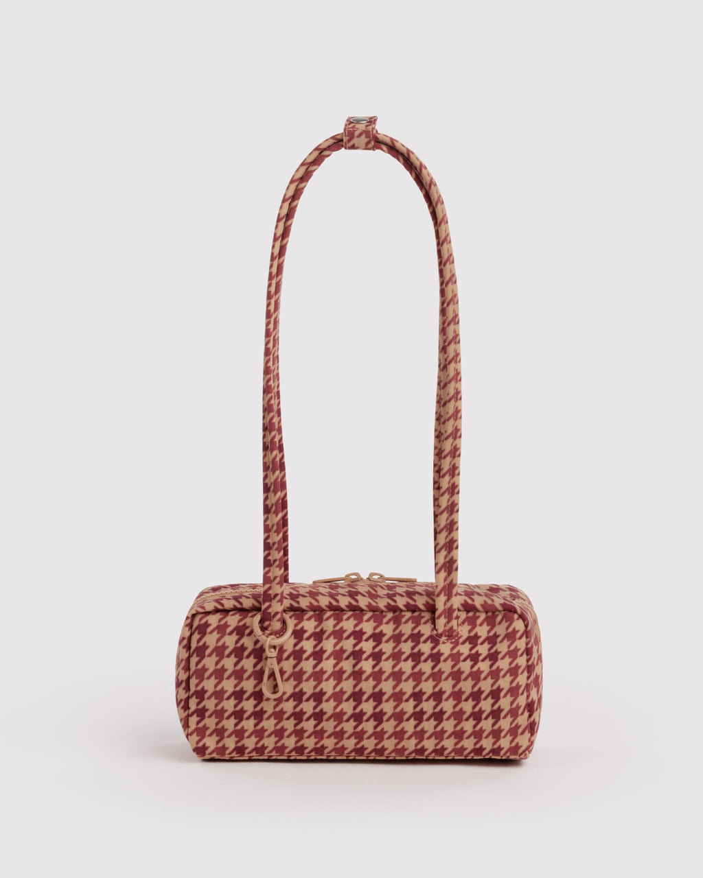 Daily Travel Small Nylon Bowler Bag - Tan