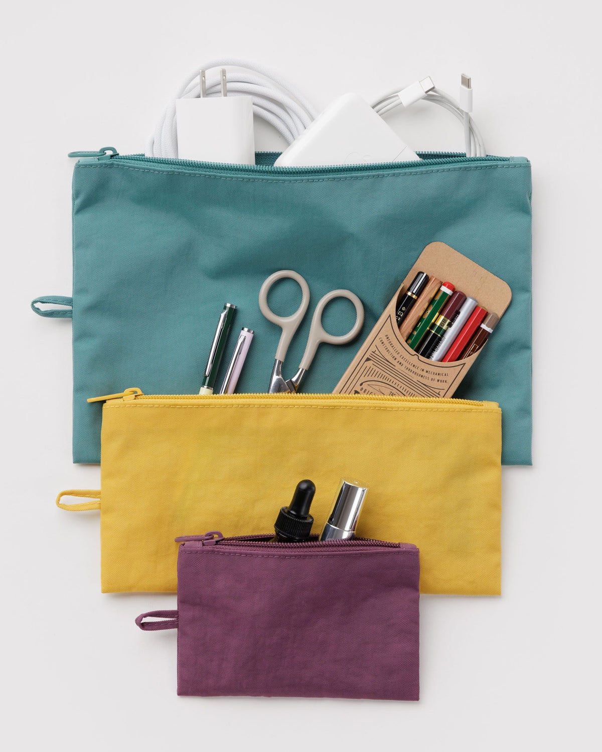 Versatile Carry Flat Pouch Set - Jewel