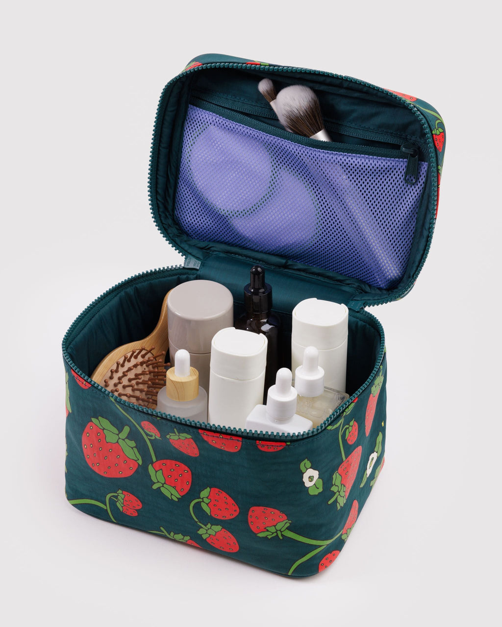 Practical Storage Large Cosmetic Case - Strawberry