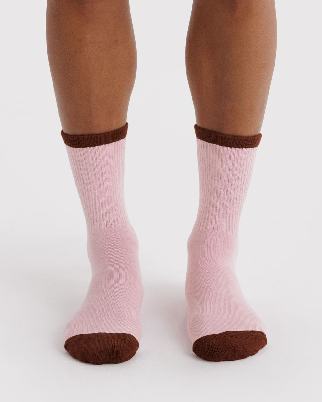 Daily Travel Ribbed Sock - Blush