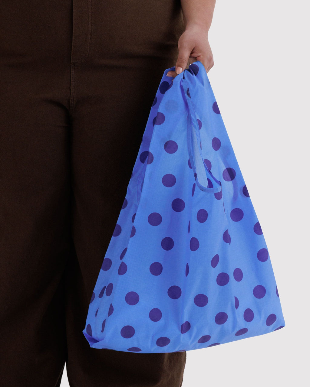 Lightweight Utility Standard Baggu - Blue Polka