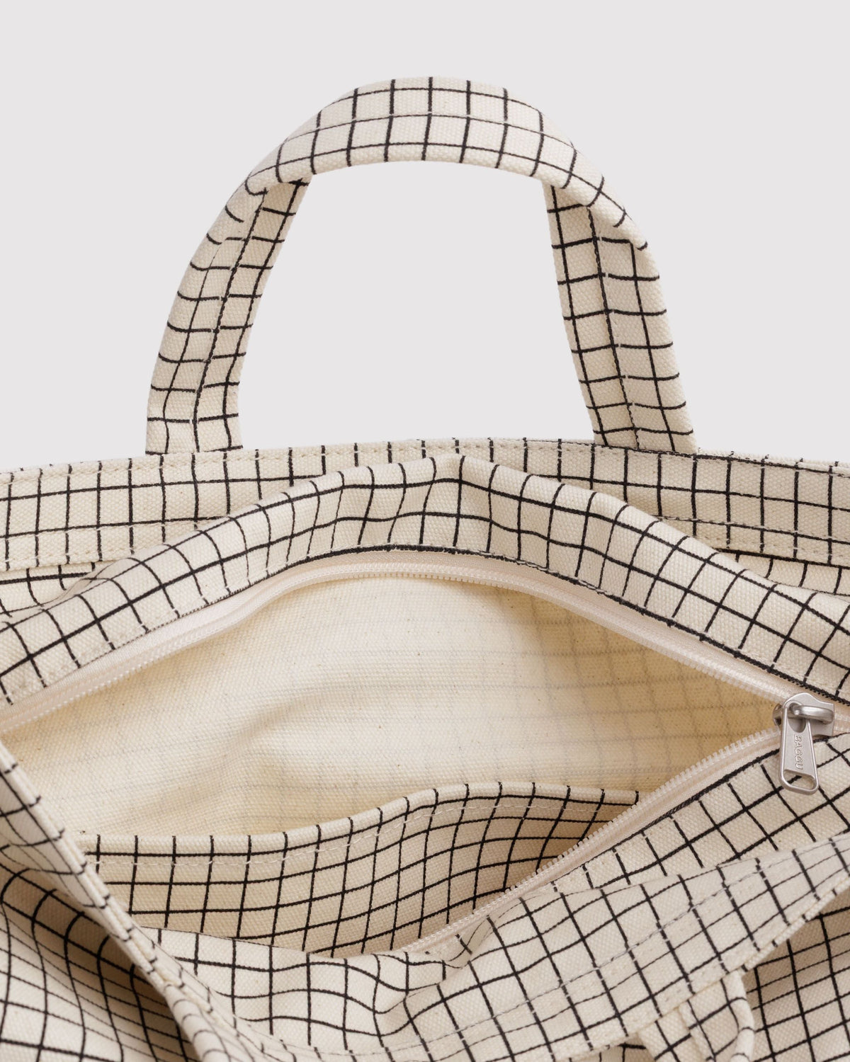 Everyday Carry Horizontal Zip Duck Bag - Natural