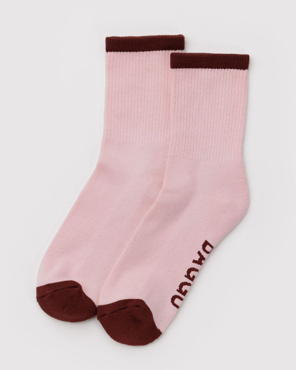 Daily Travel Ribbed Sock - Blush