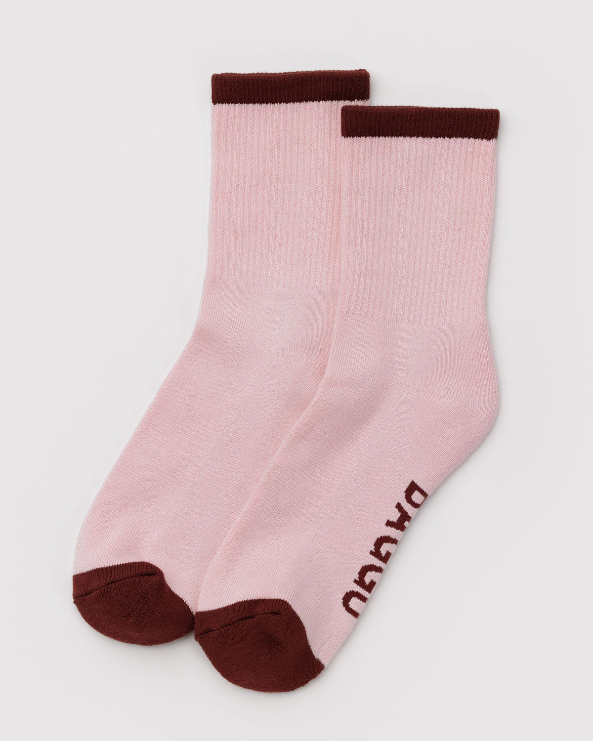 Daily Travel Ribbed Sock - Blush