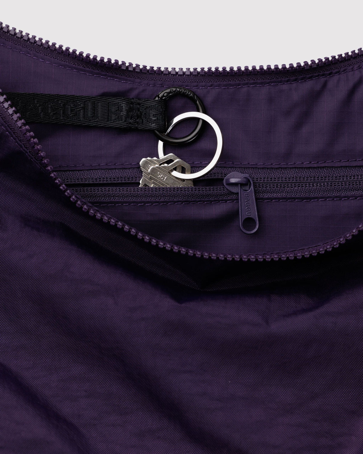 Versatile Carry Medium Nylon Crescent Bag -