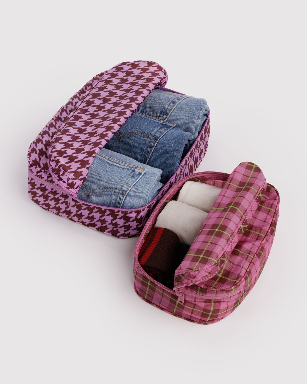 Versatile Carry Packing Cube Set - Check