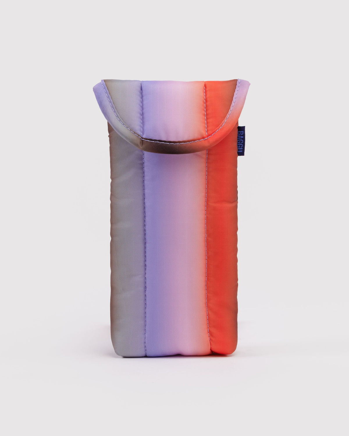Versatile Carry Puffy Glasses Sleeve - Gradient Stripe Poppy and