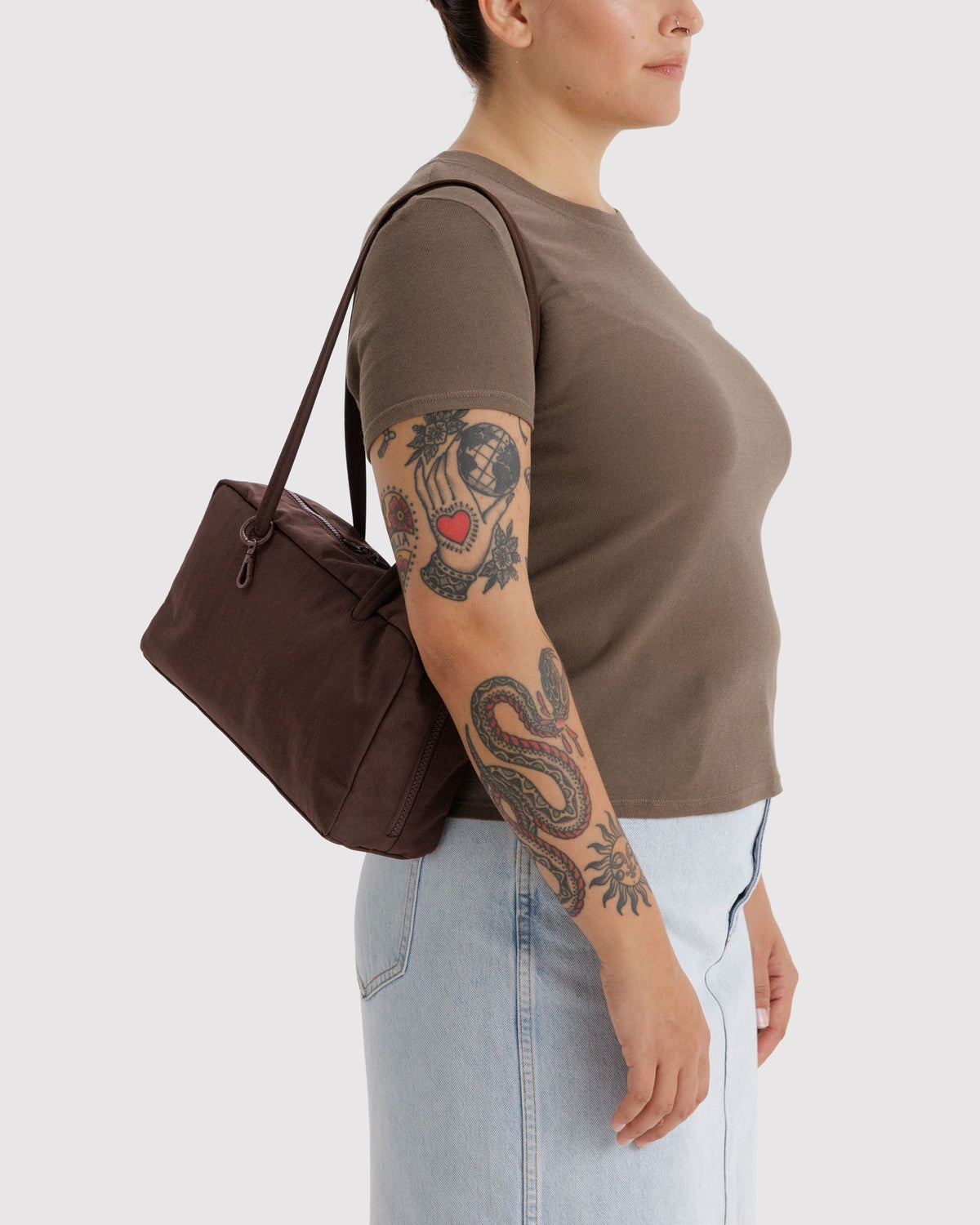 Lightweight Utility Nylon Bowler Bag -