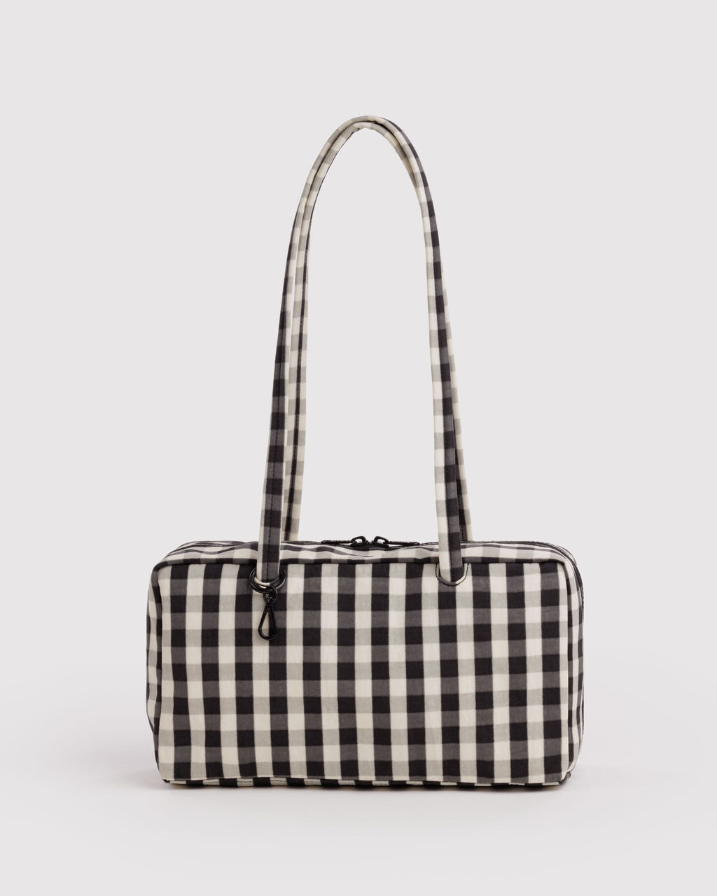 Everyday Carry Nylon Bowler Bag - Black and Cream