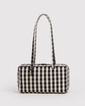 Everyday Carry Nylon Bowler Bag - Black and Cream