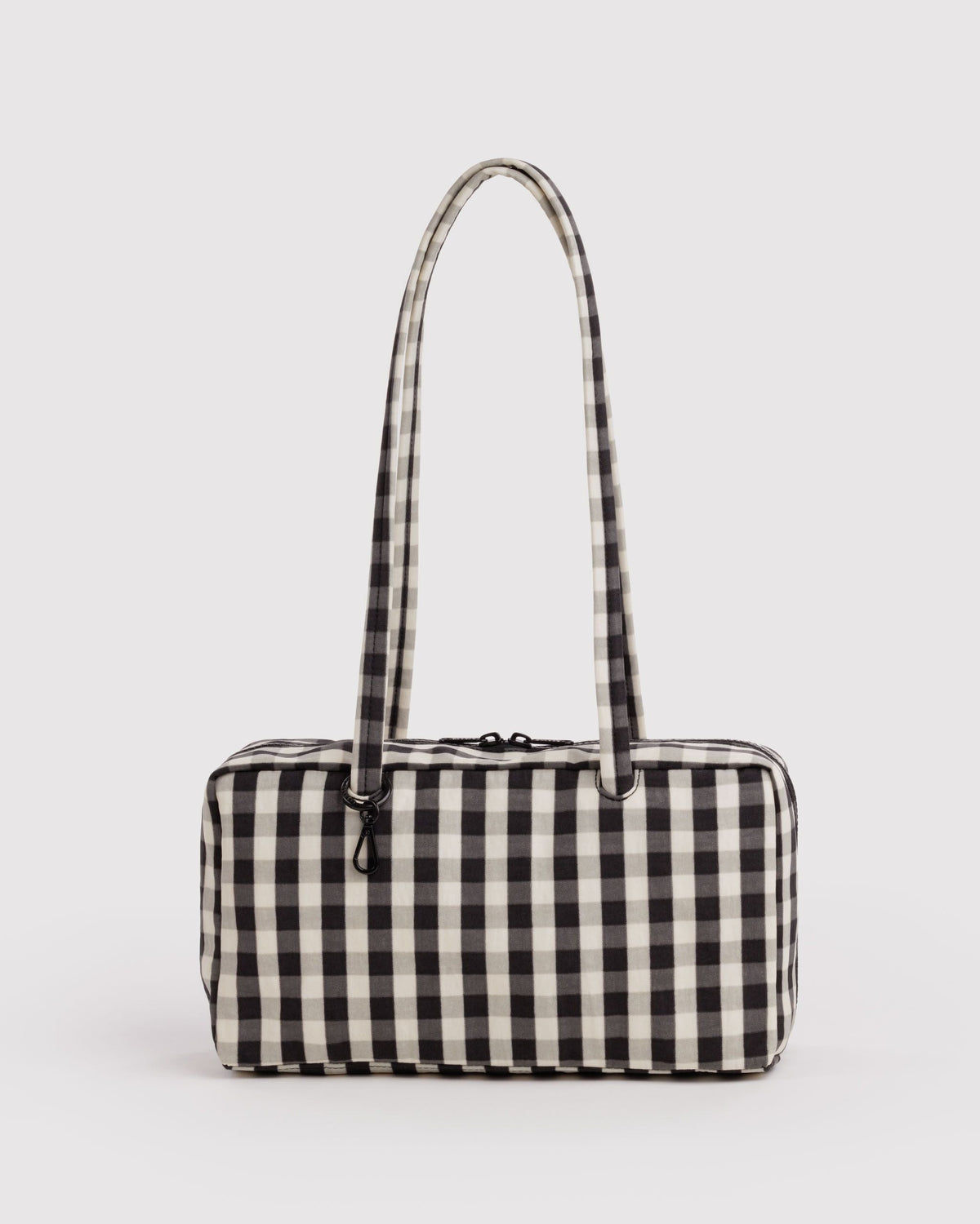 Everyday Carry Nylon Bowler Bag - Black and Cream