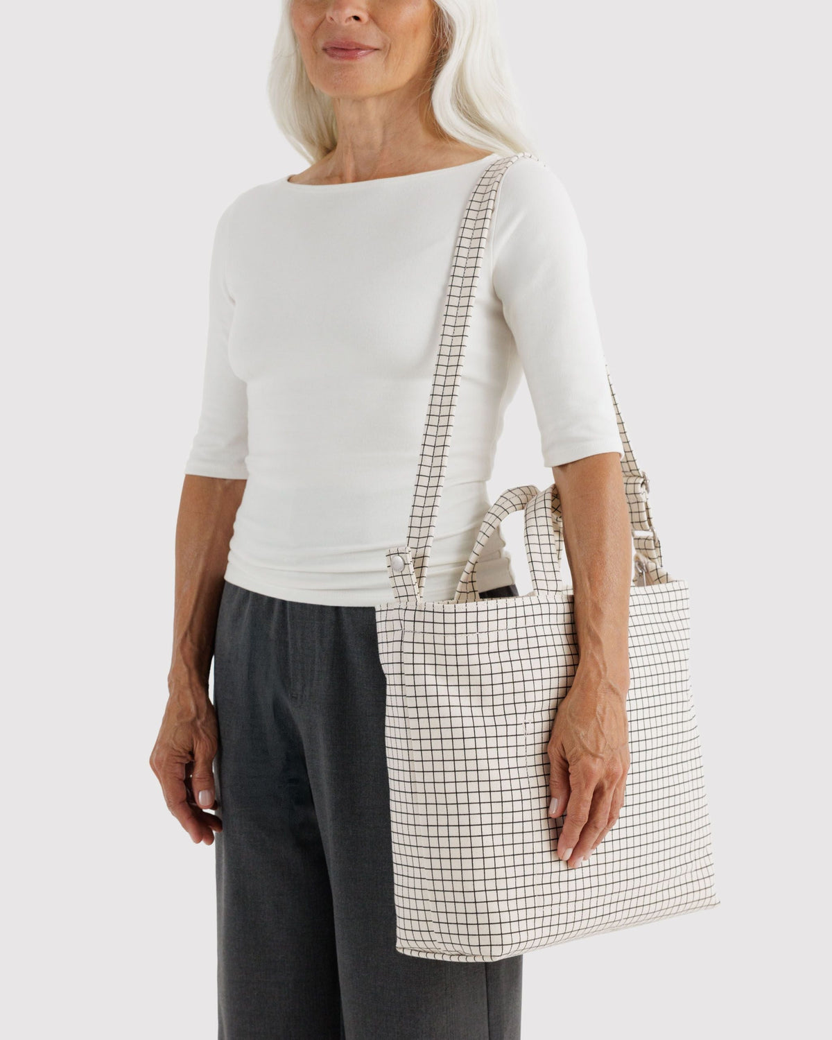 Everyday Carry Horizontal Zip Duck Bag - Natural