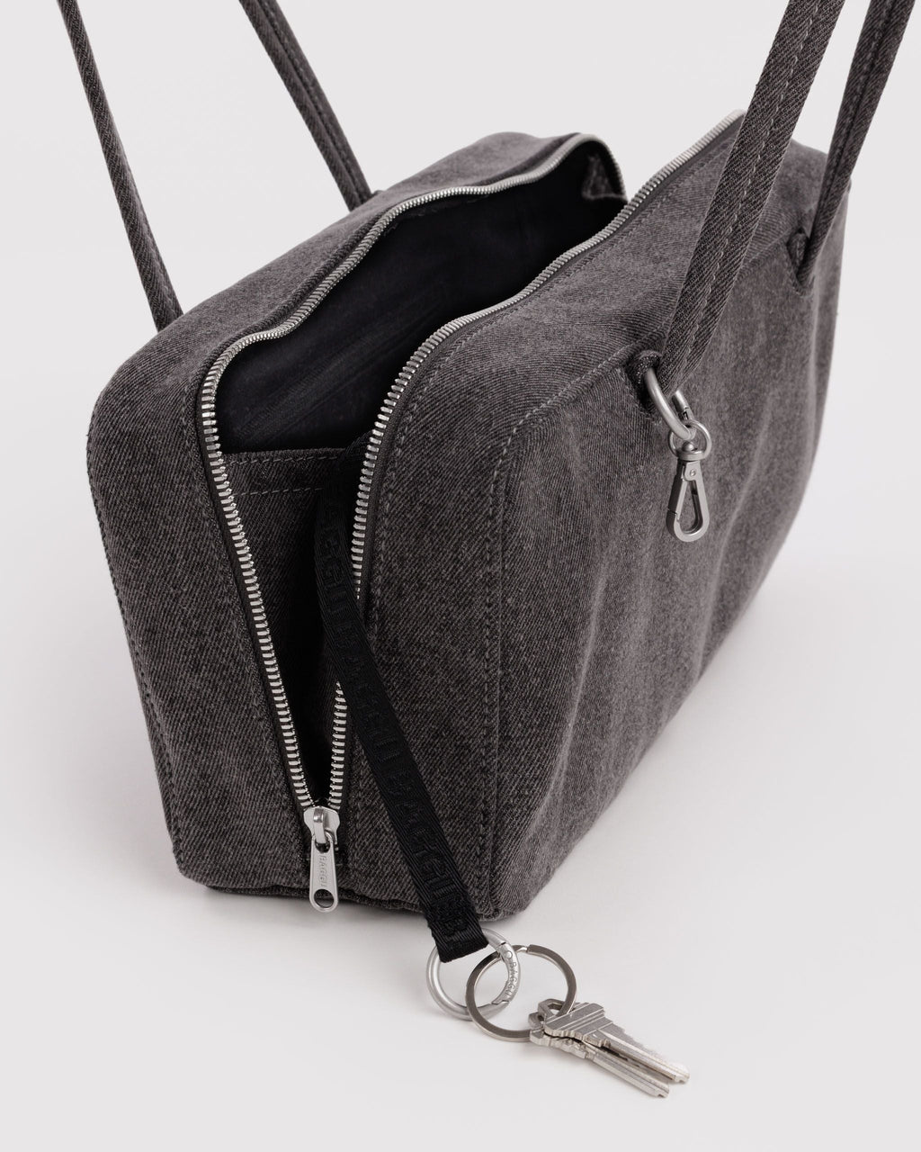Everyday Carry Denim Bowler Bag - Washed Black