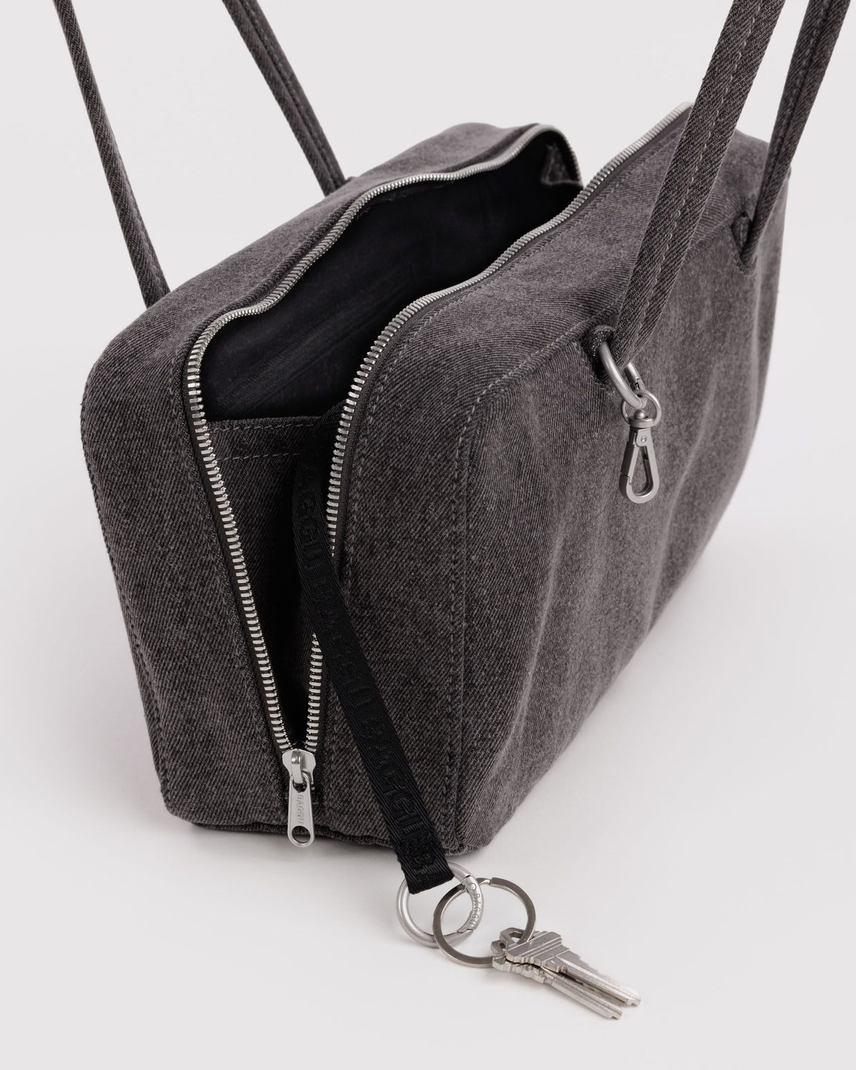 Everyday Carry Denim Bowler Bag - Washed Black