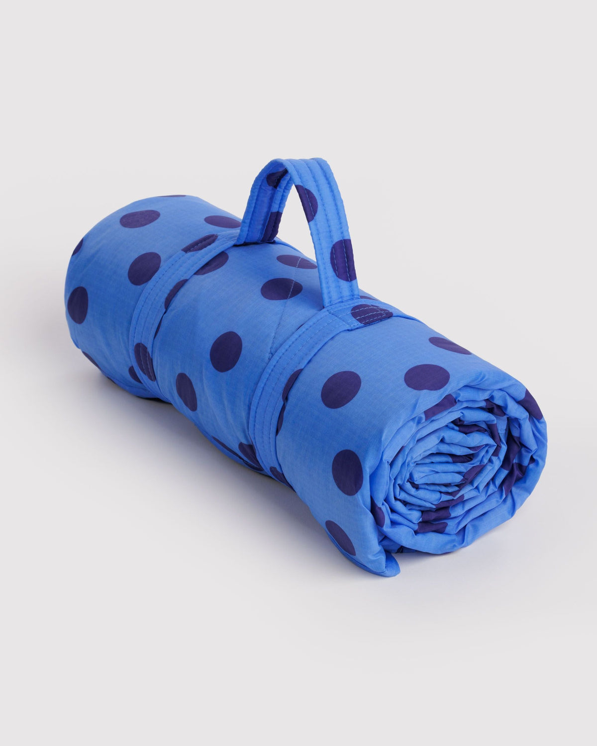 Daily Travel Puffy Picnic Blanket - Blue Polka