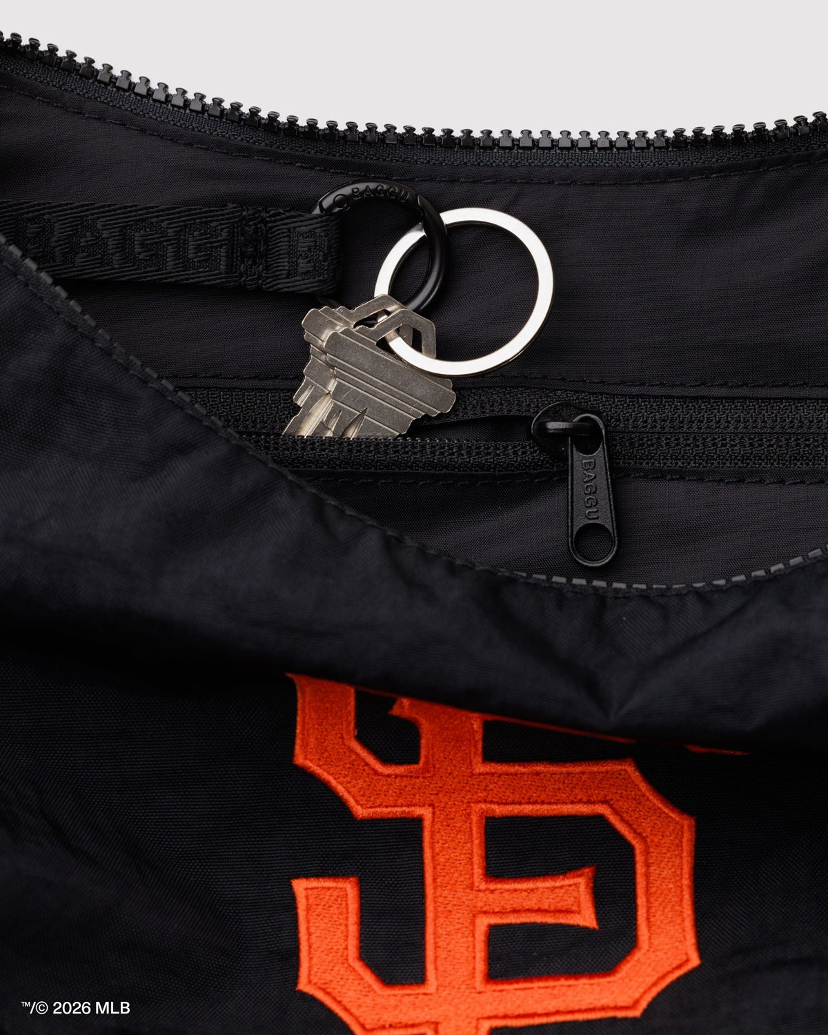 Lightweight Utility Medium Nylon Crescent Bag - San Francisco