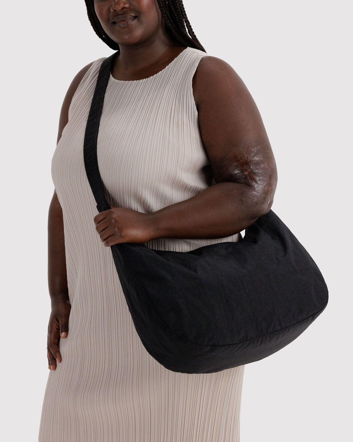 Lightweight Utility Large Nylon Crescent Bag -