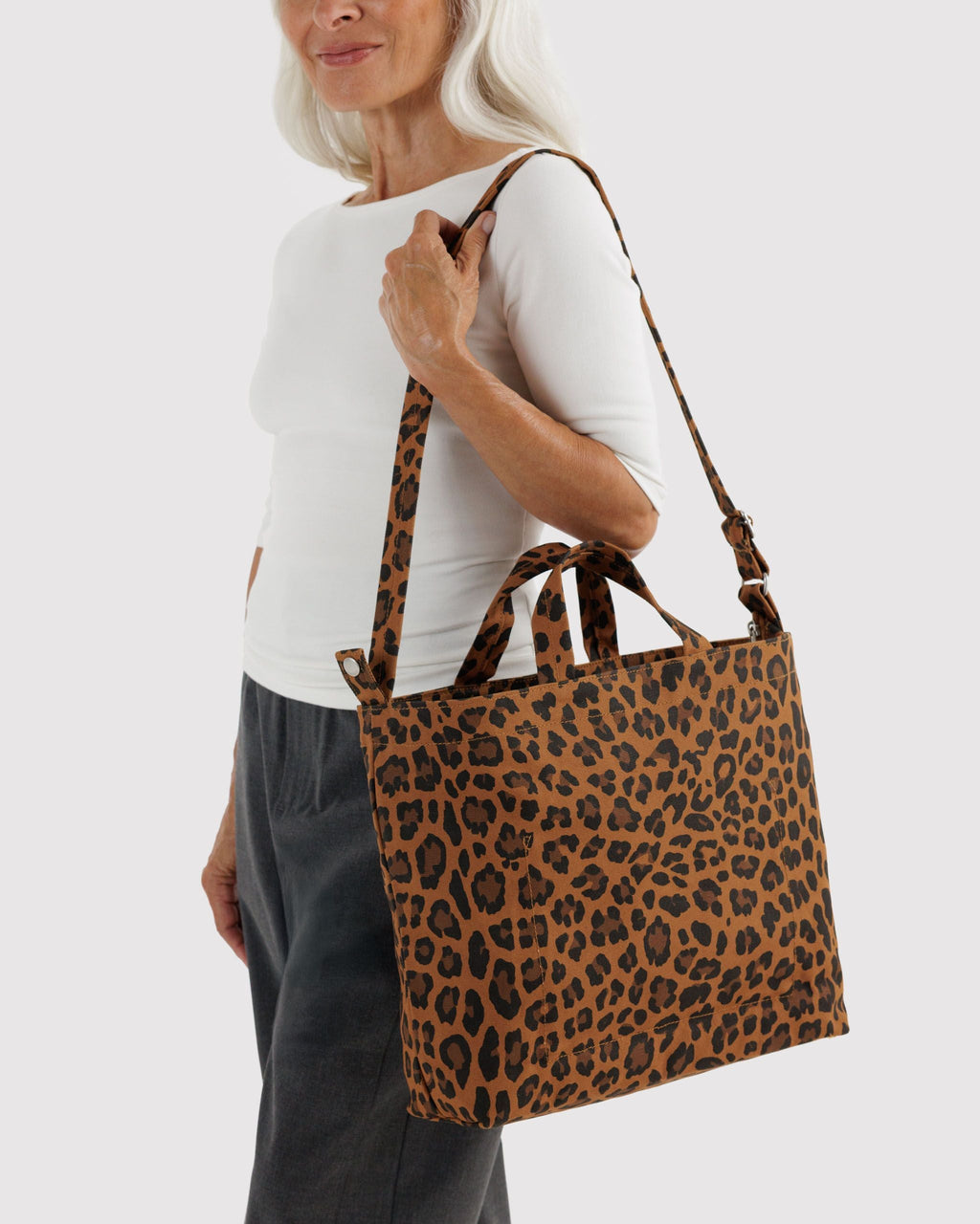 Versatile Carry Horizontal Zip Duck Bag -
