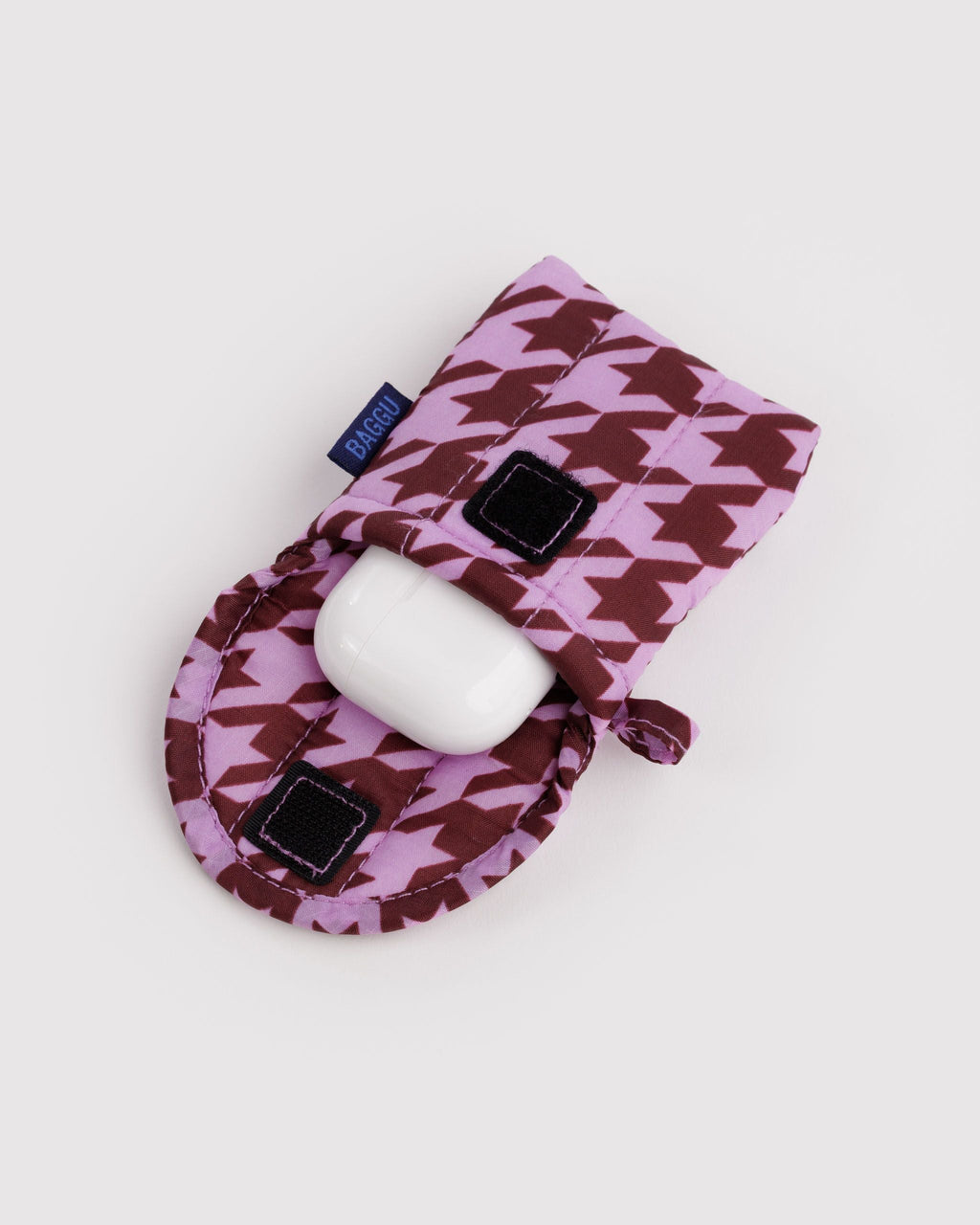 Daily Travel Puffy Earbuds Case - Pink