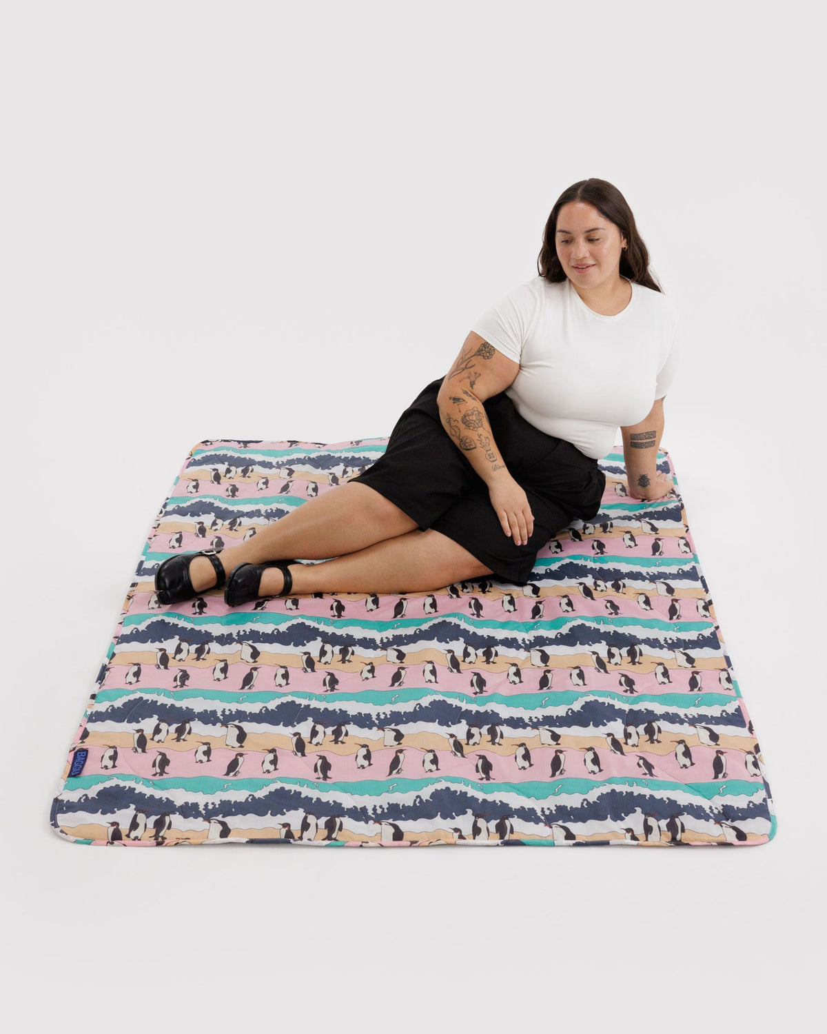 Practical Storage Puffy Picnic Blanket -
