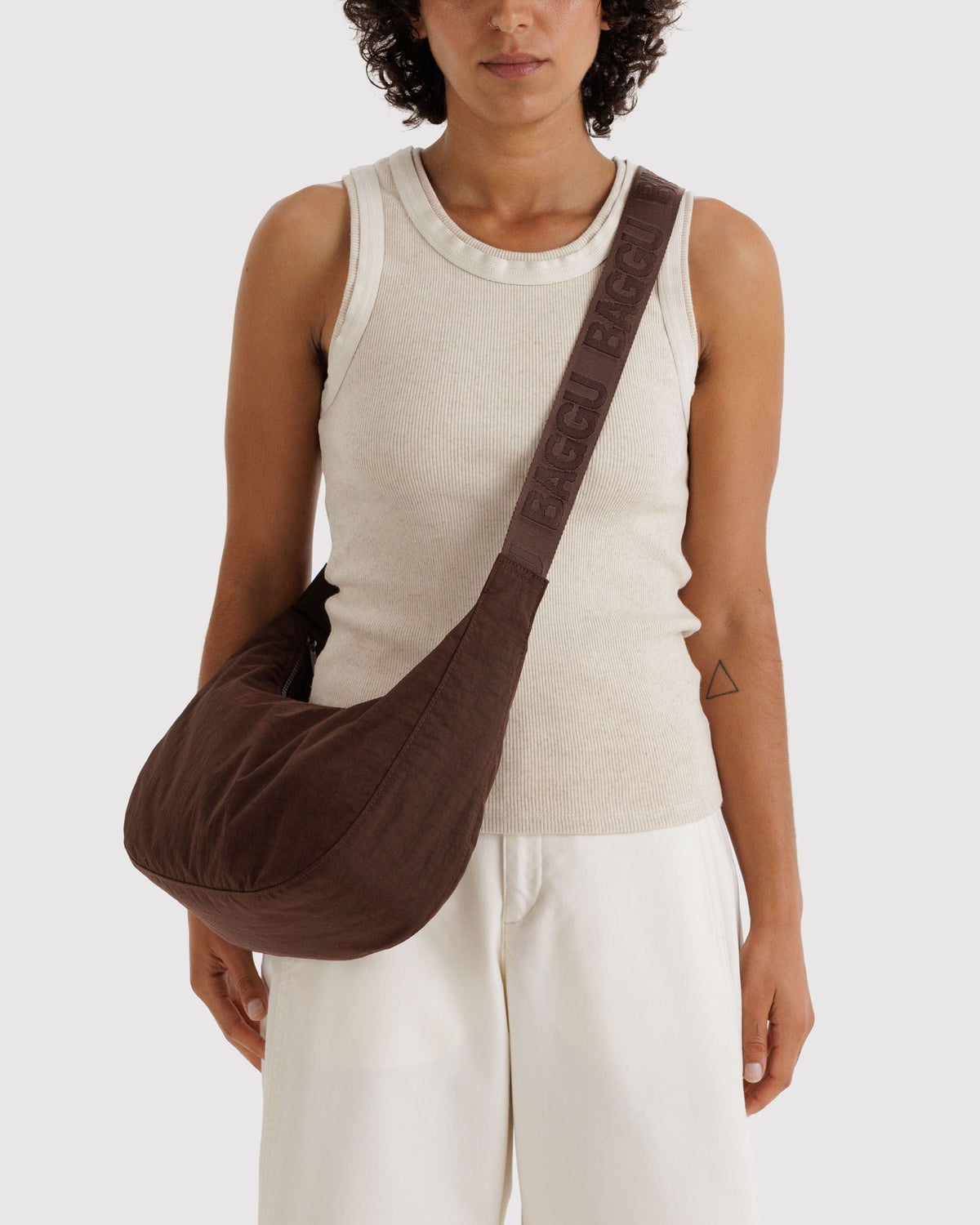 Lightweight Utility Medium Nylon Crescent Bag -