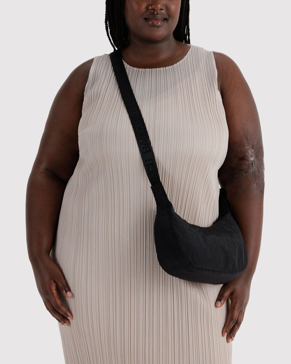 Lightweight Utility Small Nylon Crescent Bag -