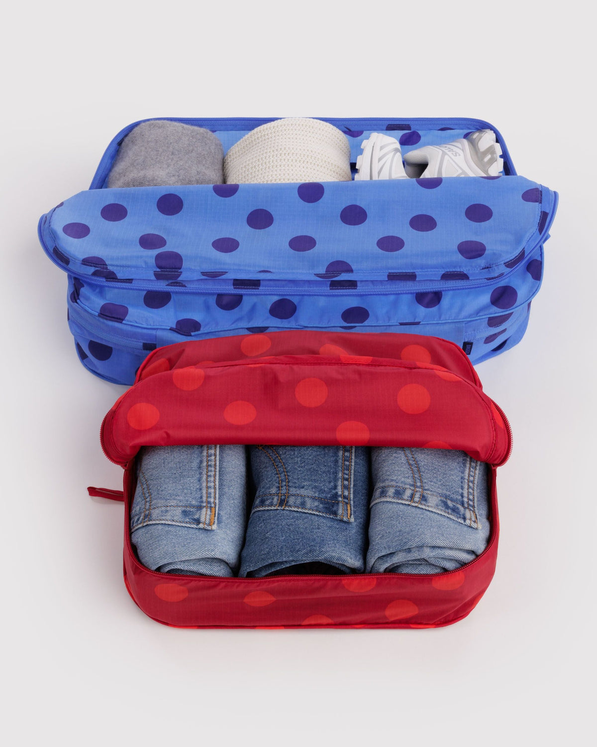 Daily Travel Large Packing Cube Set - Polka Dot