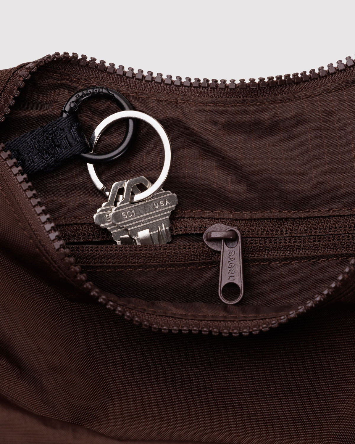 Practical Storage Small Nylon Crescent Bag -