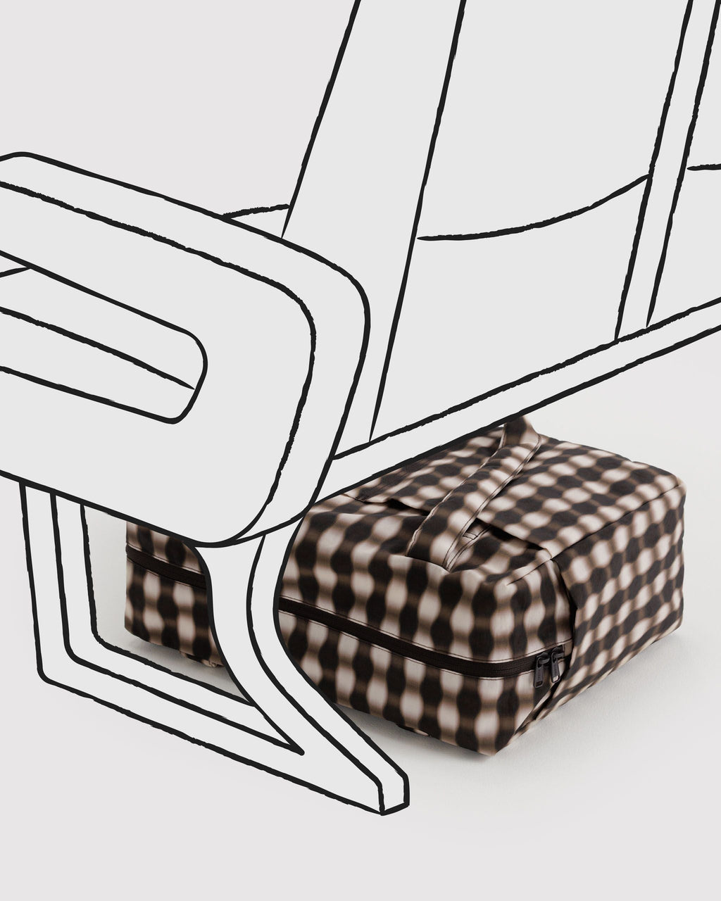 Everyday Carry Small Cloud Carry-On - Blurred Gingham