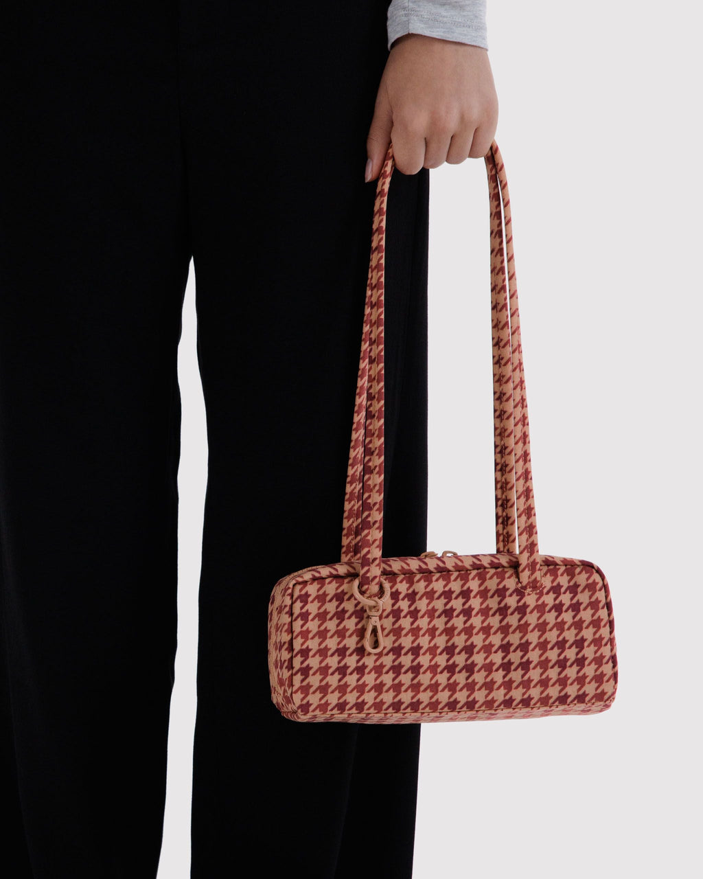 Daily Travel Small Nylon Bowler Bag - Tan