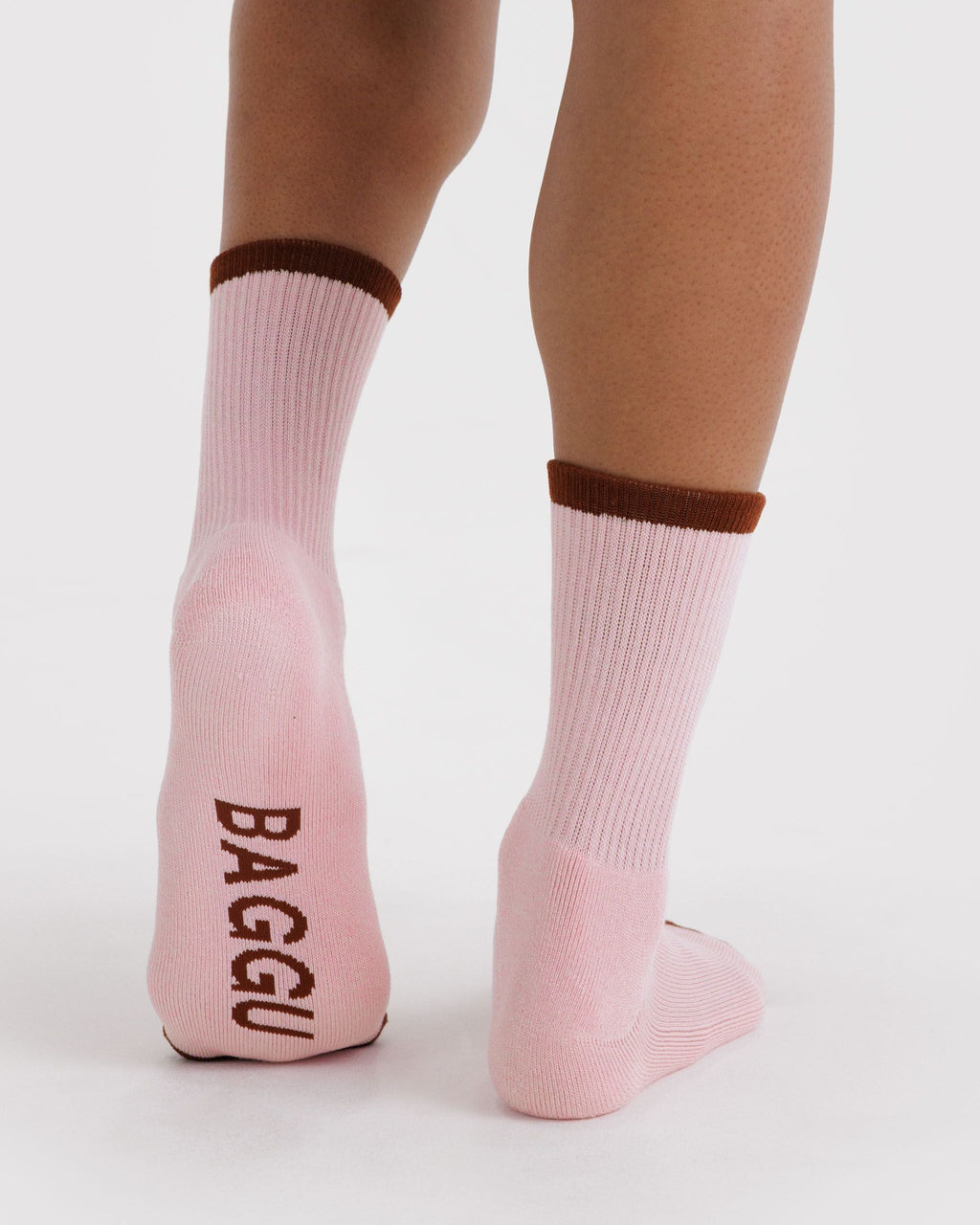 Daily Travel Ribbed Sock - Blush