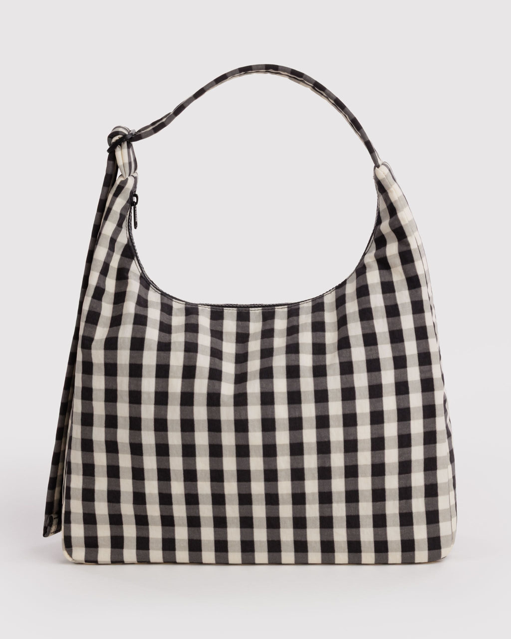 Everyday Carry Nylon Shoulder Bag - Black and Cream