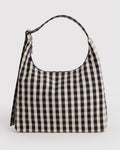 Everyday Carry Nylon Shoulder Bag - Black and Cream