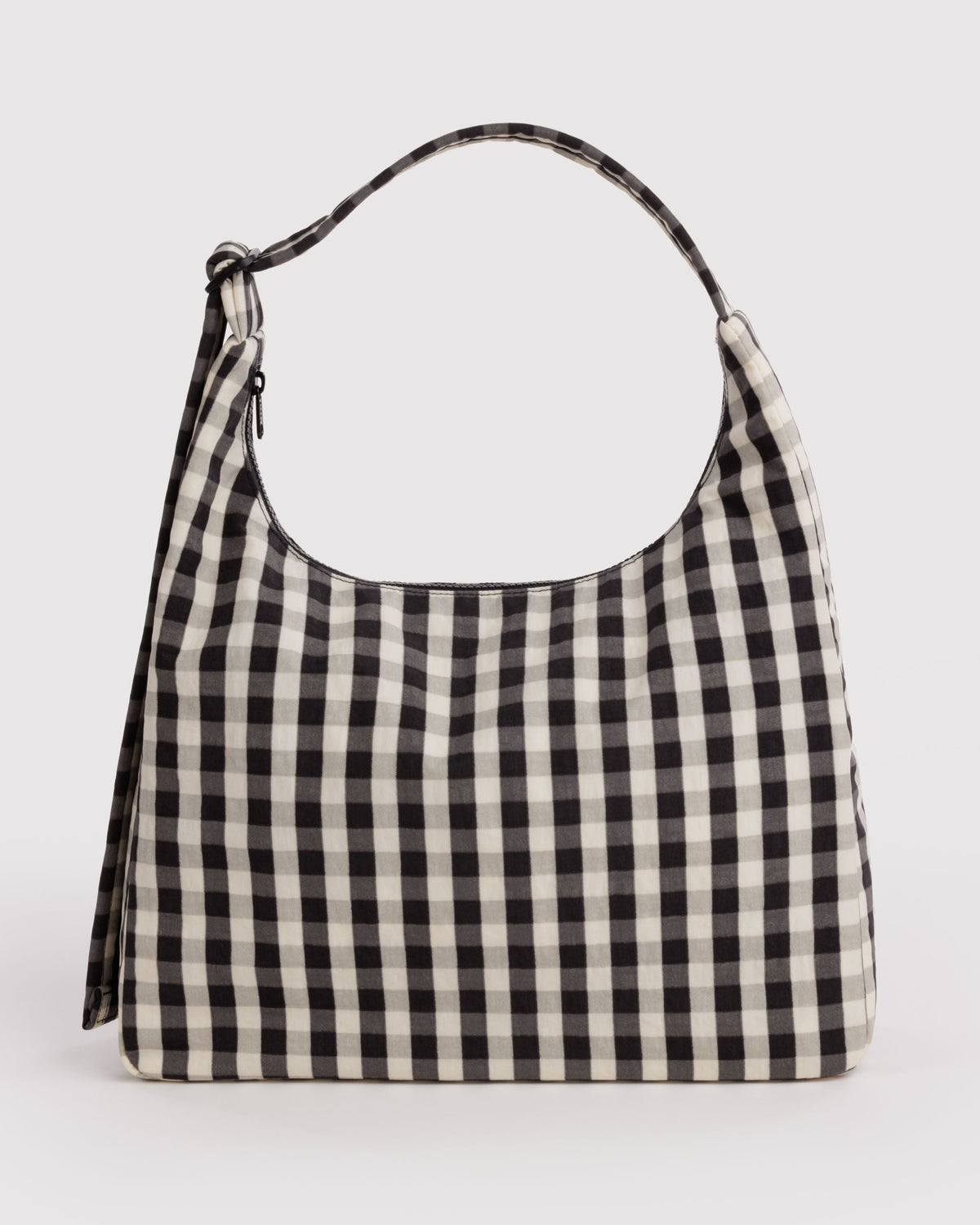 Everyday Carry Nylon Shoulder Bag - Black and Cream