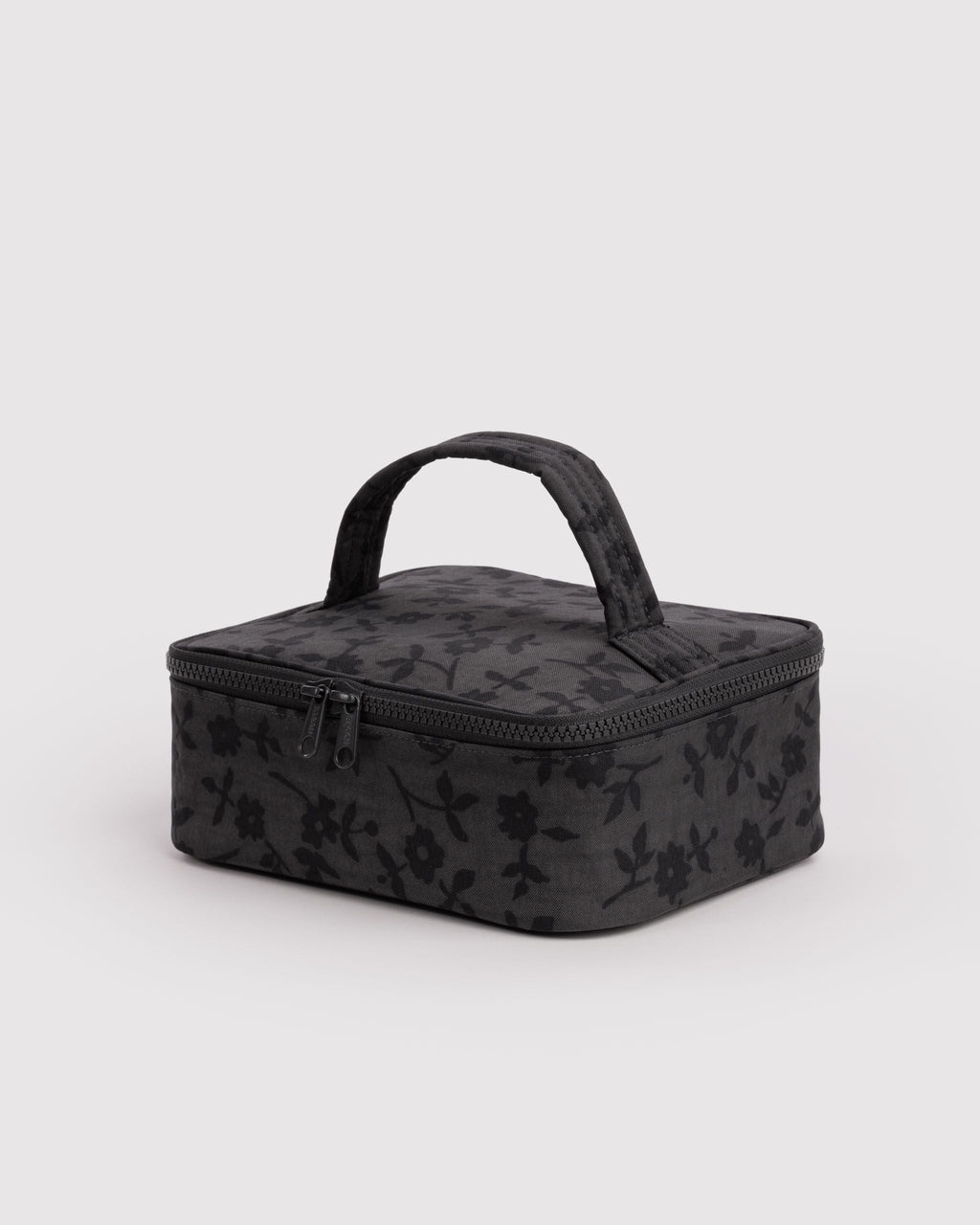 Practical Storage Small Cosmetic Case - Charcoal Ditsy
