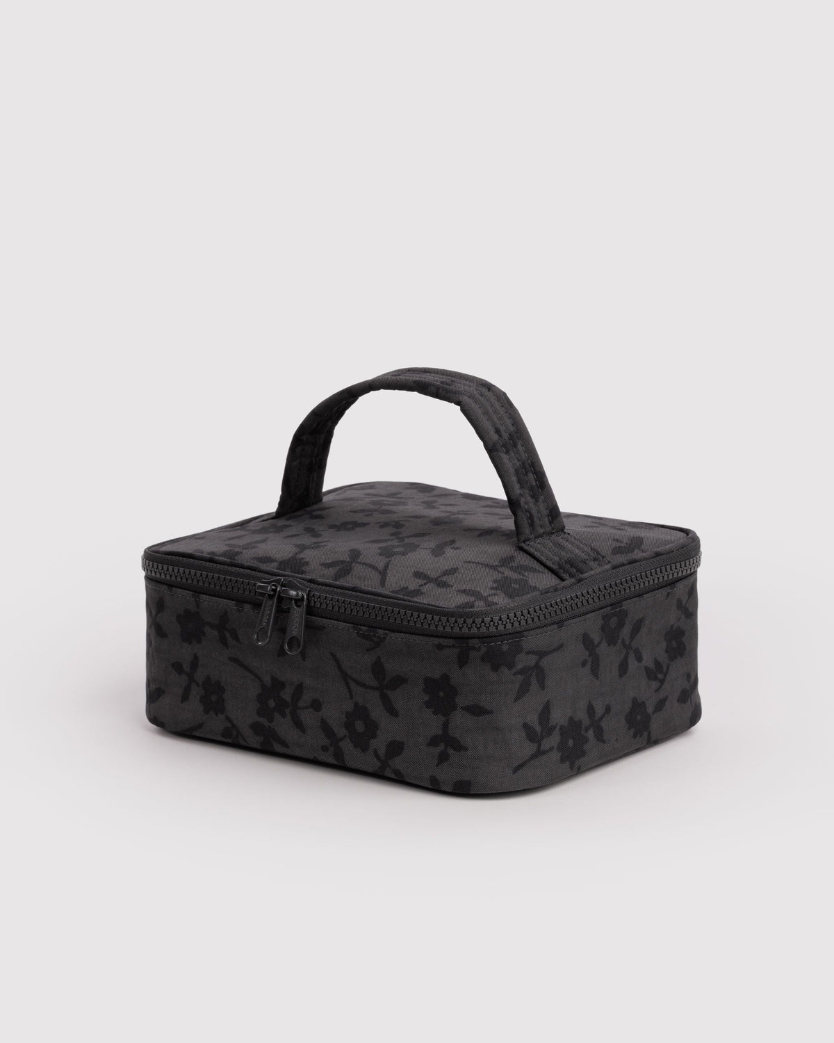 Practical Storage Small Cosmetic Case - Charcoal Ditsy