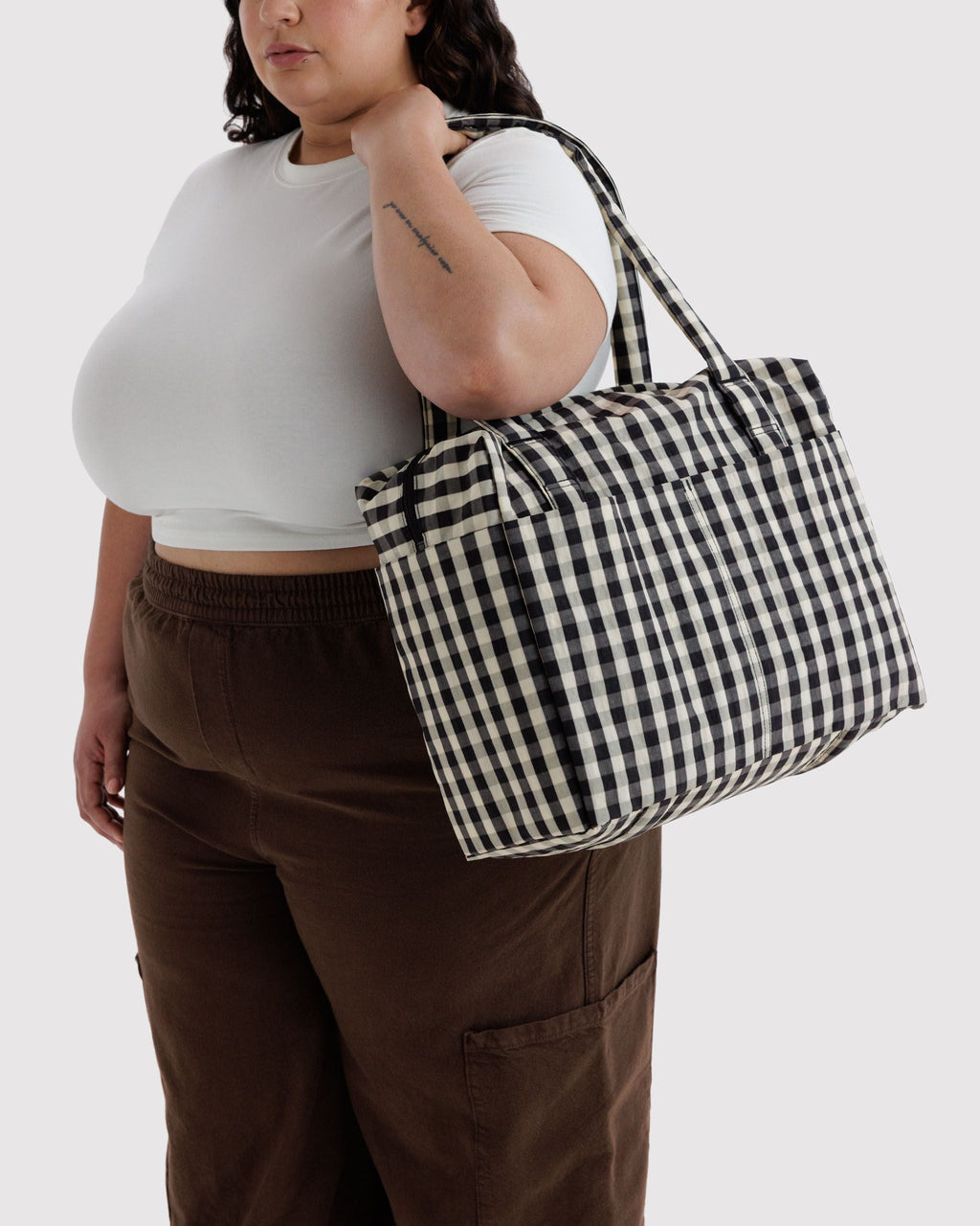 Daily Travel Small Cloud Carry-On - Black and Cream