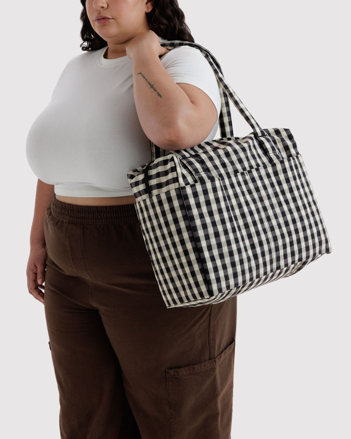Daily Travel Small Cloud Carry-On - Black and Cream