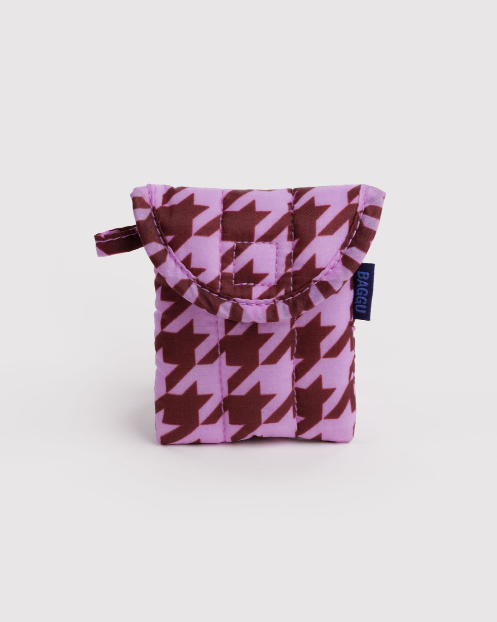 Daily Travel Puffy Earbuds Case - Pink