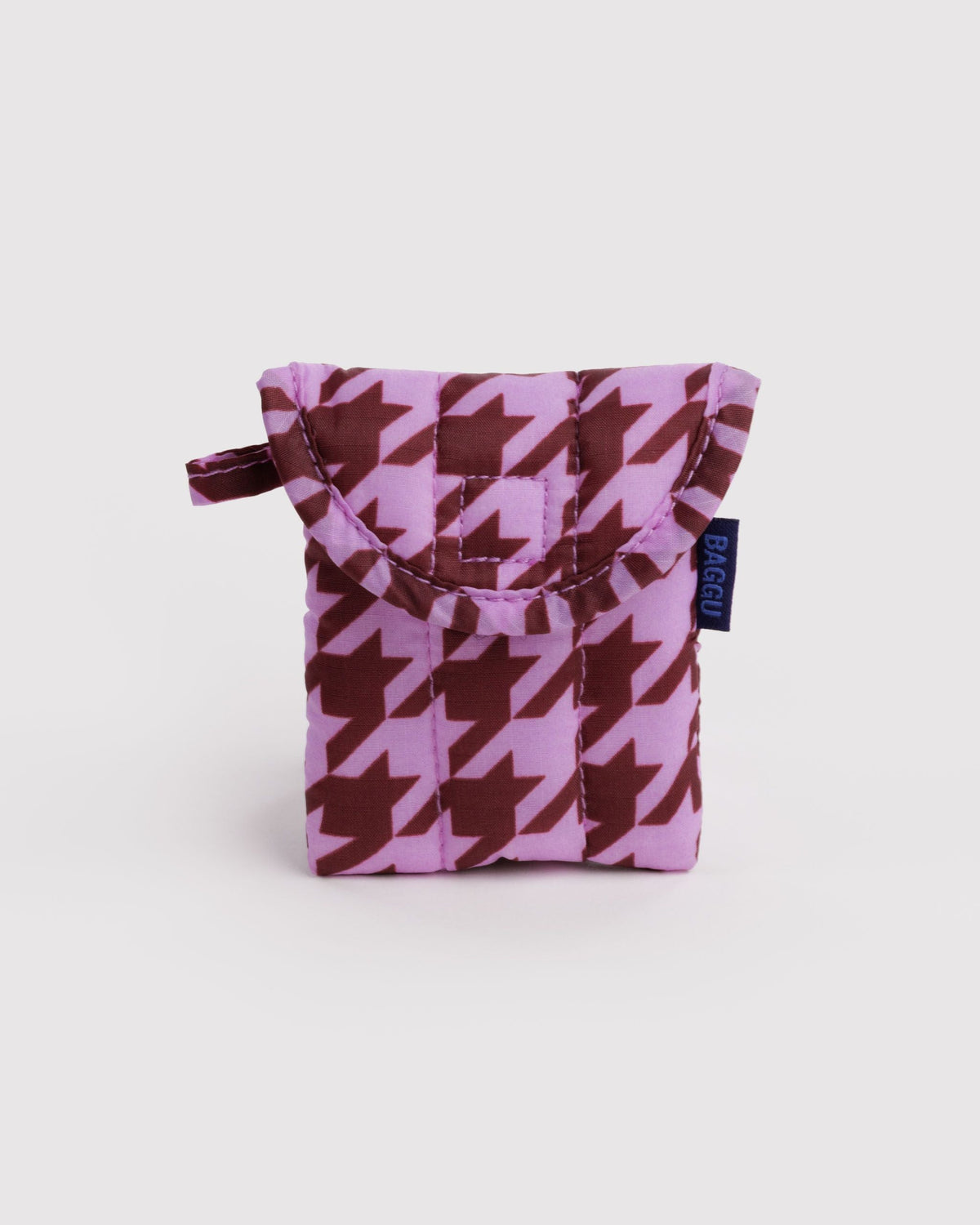 Daily Travel Puffy Earbuds Case - Pink