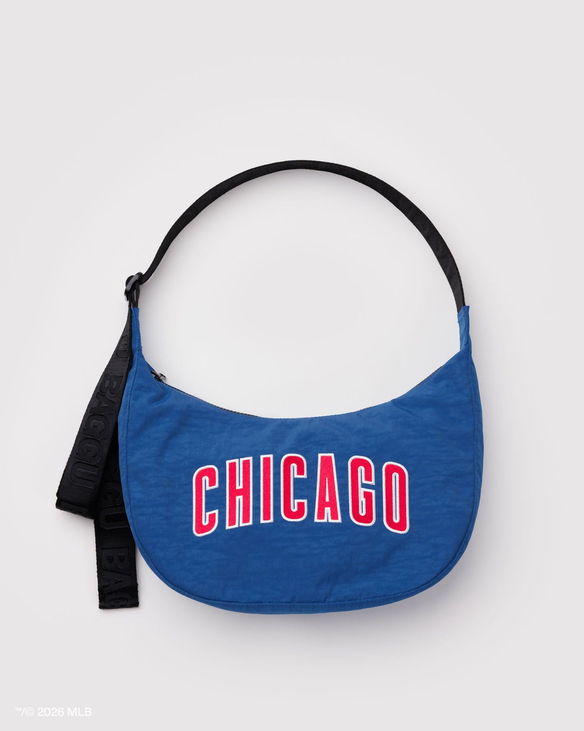 Versatile Carry Medium Nylon Crescent Bag - Chicago