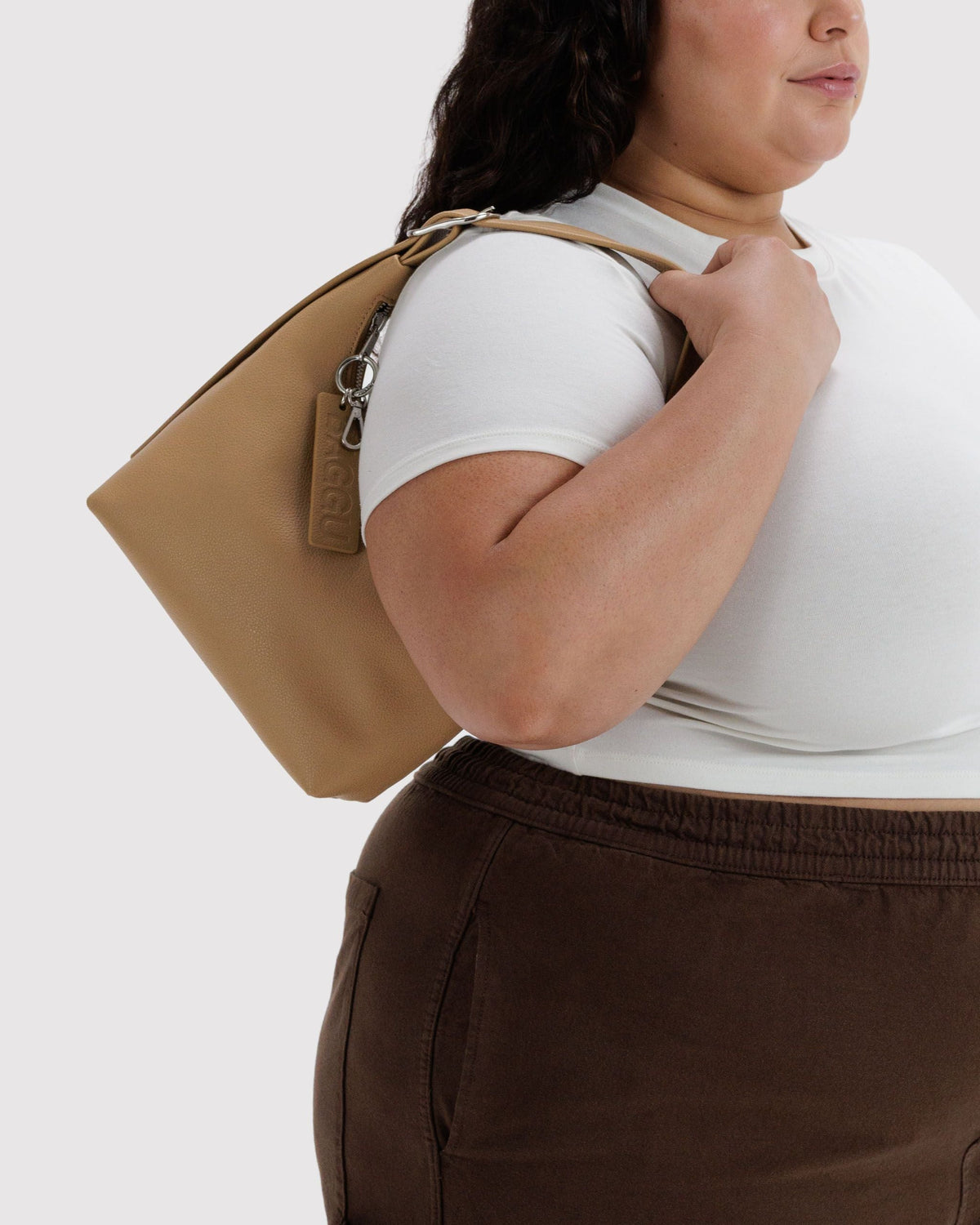 Practical Storage Mini Recycled Leather Shoulder Bag -