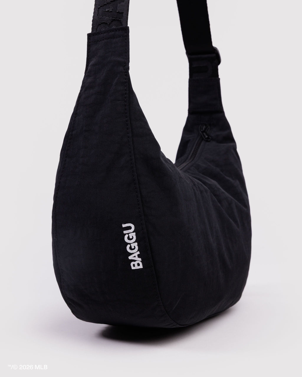 Daily Travel Medium Nylon Crescent Bag - New York
