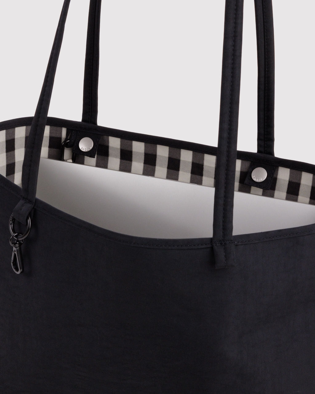 Daily Travel Medium Nylon Reversible Tote - Black